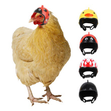 Load image into Gallery viewer, Chicken Helmet Small Pet Hard Hat Bird Duck Quail Hat Headgear Pet Chicken Helmet Bird Head Helmet Pet Supplies 1 Pcs
