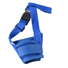 Load image into Gallery viewer, Dog Muzzle Anti Stop  Barking Chewing Mesh Mask Training Small Large S-XL
