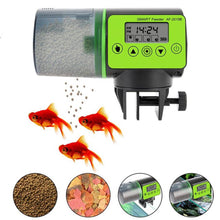Load image into Gallery viewer, Smart Automatic Fish Feeder Aquarium Digital Fish Tank Electrical Plastic Timer Feeder Food Feeding Portable Fish Feeder Tool
